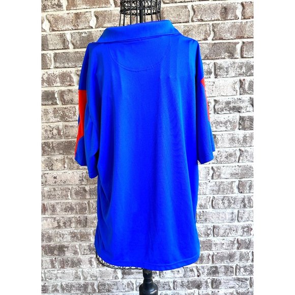 Florida Gators Polo Shirt Sz L Blue Orange Football Pro Edge Perforated … - Picture 7 of 12